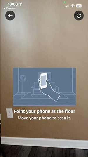 AR image with cues - point your phone