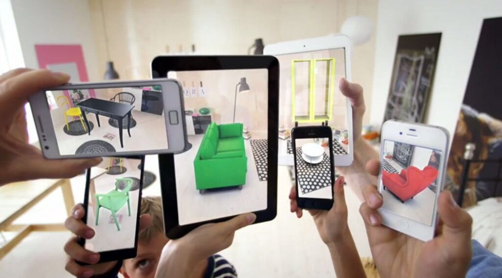 Image showing devices illustrating User Fatigue, too much activity with AR