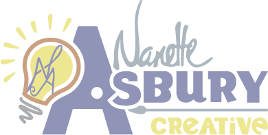 Nanette Creative Logo with Idea Lightbulb full color