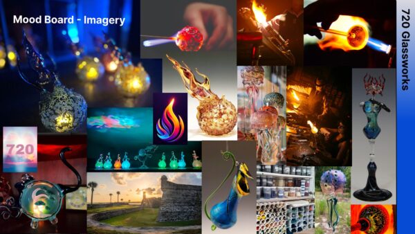 Image showing Moodboard - exploring Colors and imagery