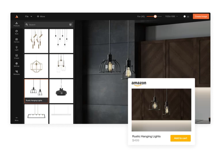 Imagine.io image showing 3D for retail use in ecommerce