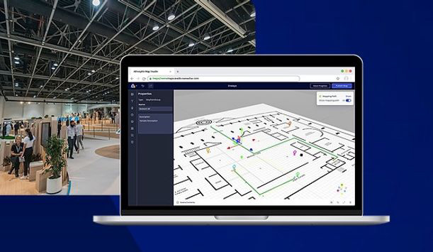 A picture showing ARway's floor plan image demonstration